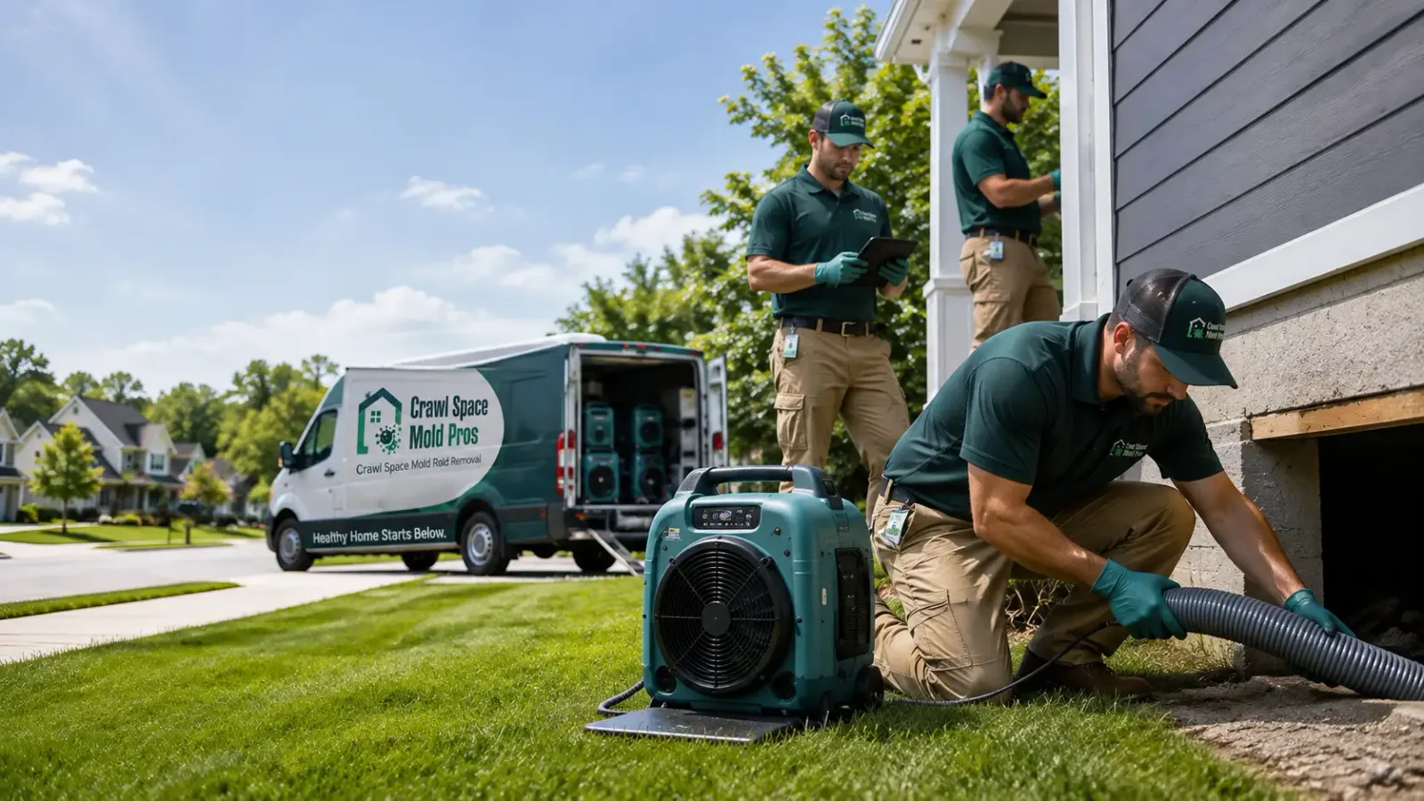 Crawl Space Mold Removal in Glen, WV